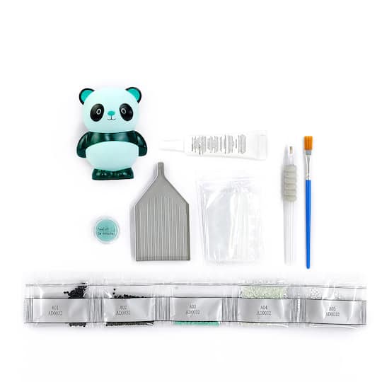 3.25" Panda Mystery 3D Diamond Art Kit by Make Market®
